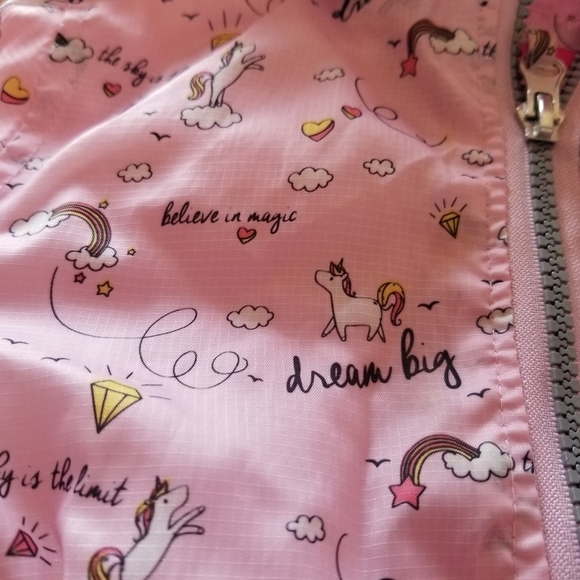 Pink Platinum | Unicorn Print Anorak - Picture 3 of 5